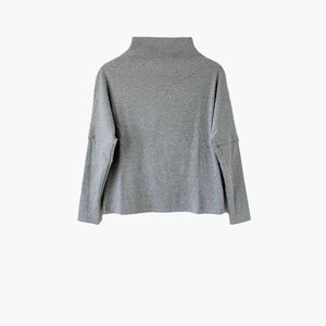 Two Days Off Mizue Ribbed Funnel Neck Top—XS